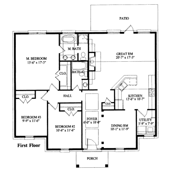 main floor house blueprint