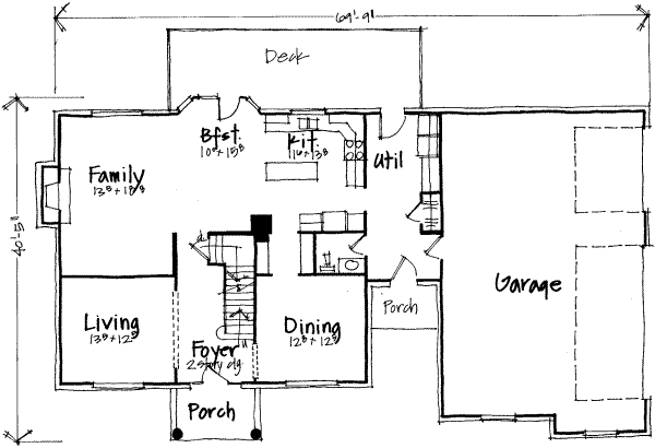 main floor house blueprint