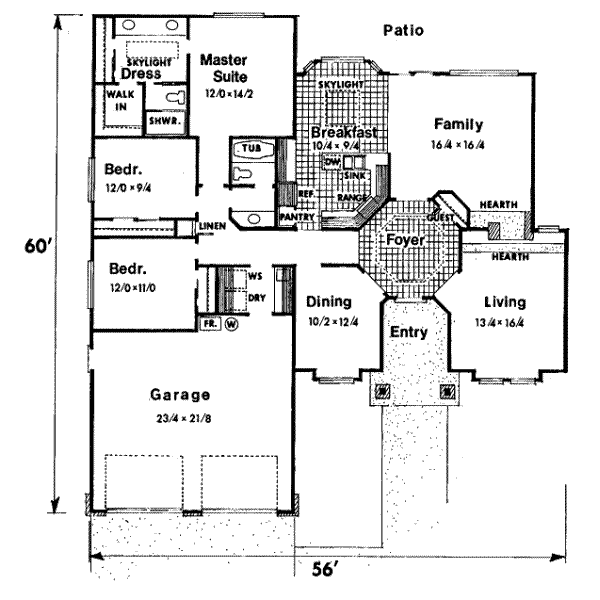 main floor house blueprint