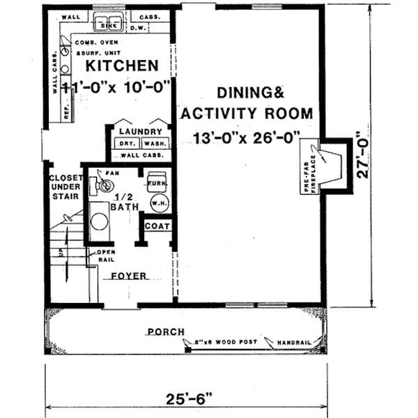 main floor house blueprint