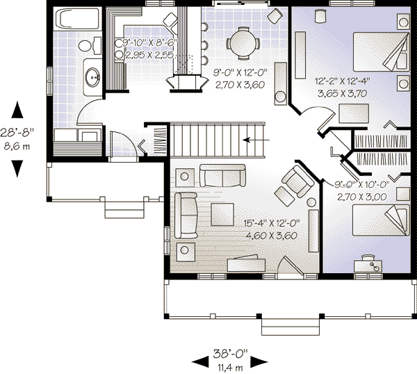 main floor house blueprint