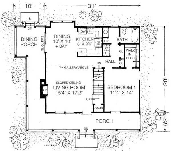 main floor house blueprint