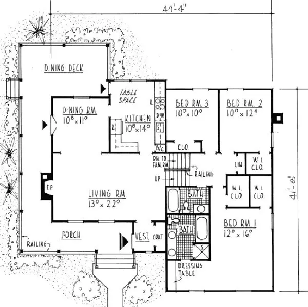main floor house blueprint