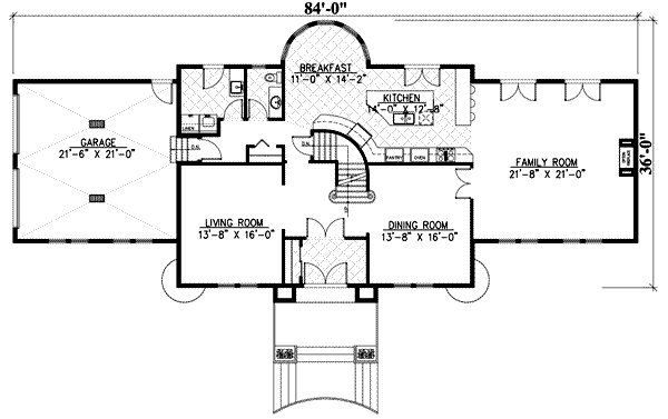 main floor house blueprint