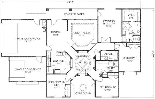 main floor house blueprint