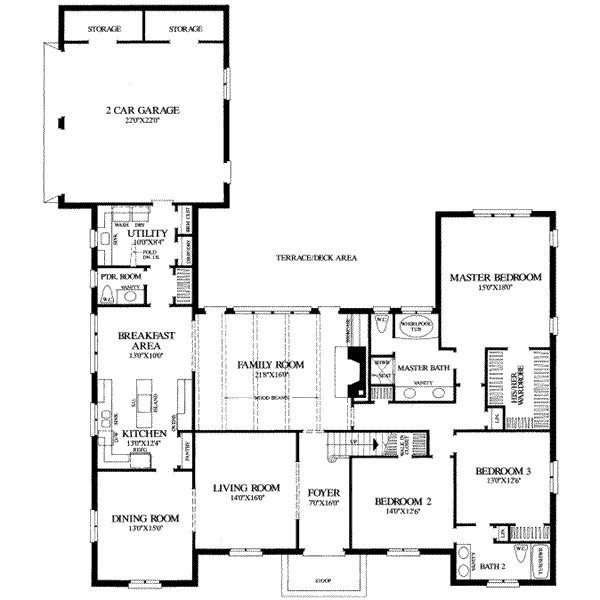 main floor house blueprint