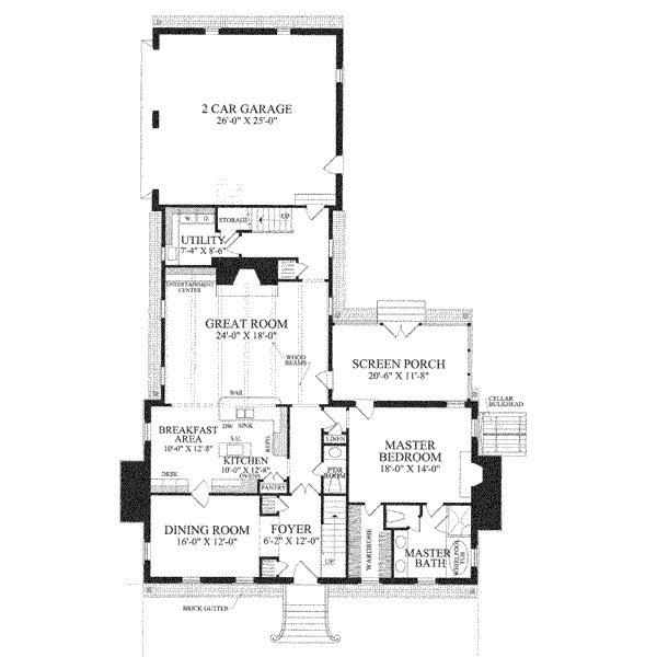 main floor house blueprint