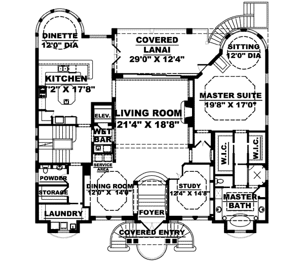 main floor house blueprint