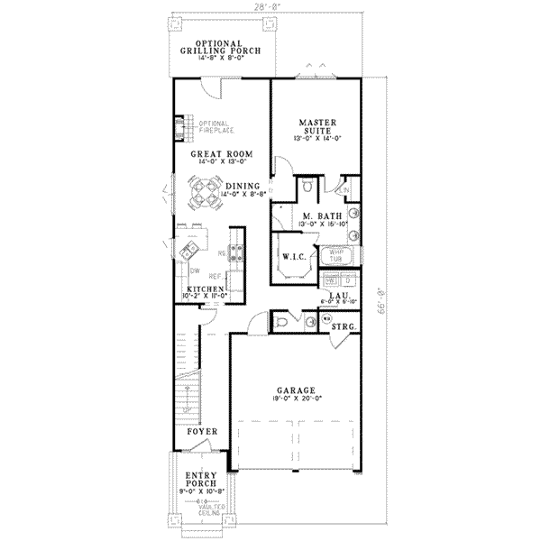 main floor house blueprint