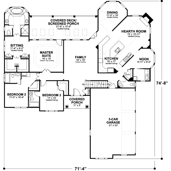 main floor house blueprint