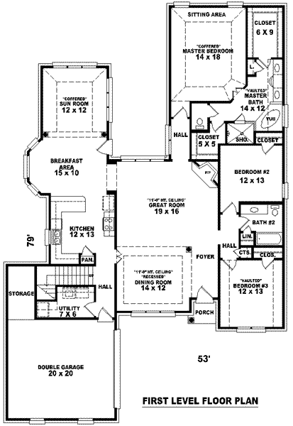 main floor house blueprint