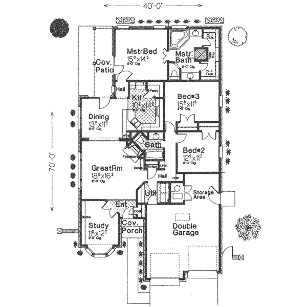 main floor house blueprint