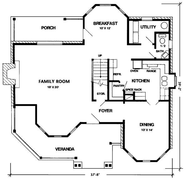 main floor house blueprint