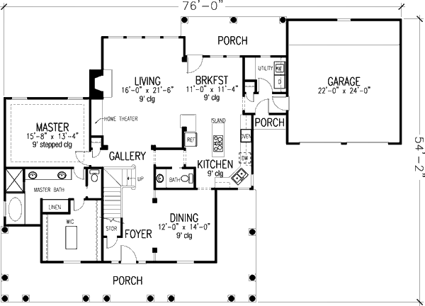 main floor house blueprint