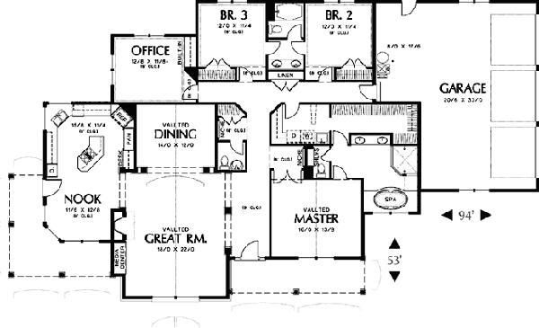 main floor house blueprint
