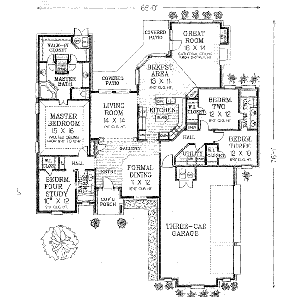 main floor house blueprint