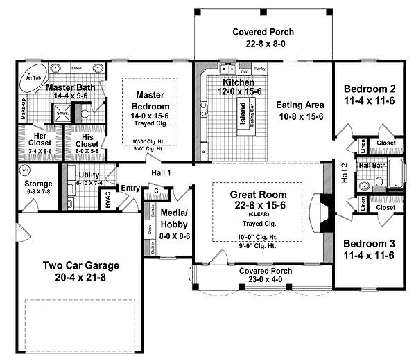 main floor house blueprint