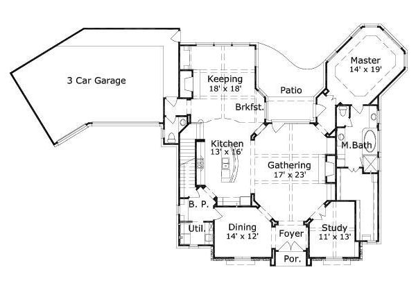 main floor house blueprint