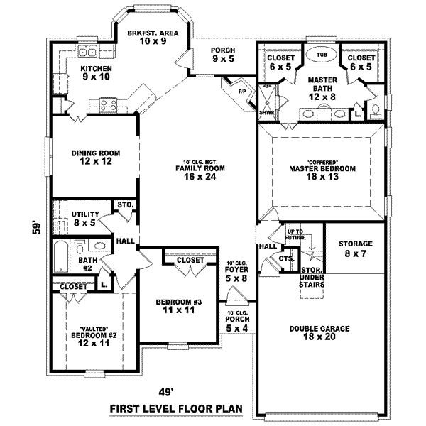 House 26411 Blueprint Details Floor Plans