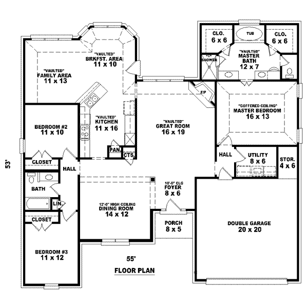 House 26461 Blueprint Details Floor Plans