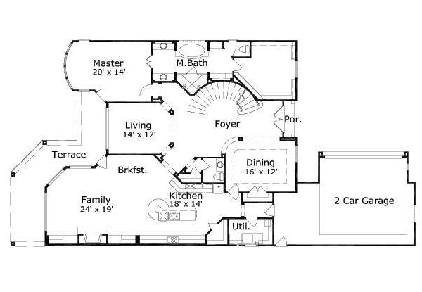 main floor house blueprint