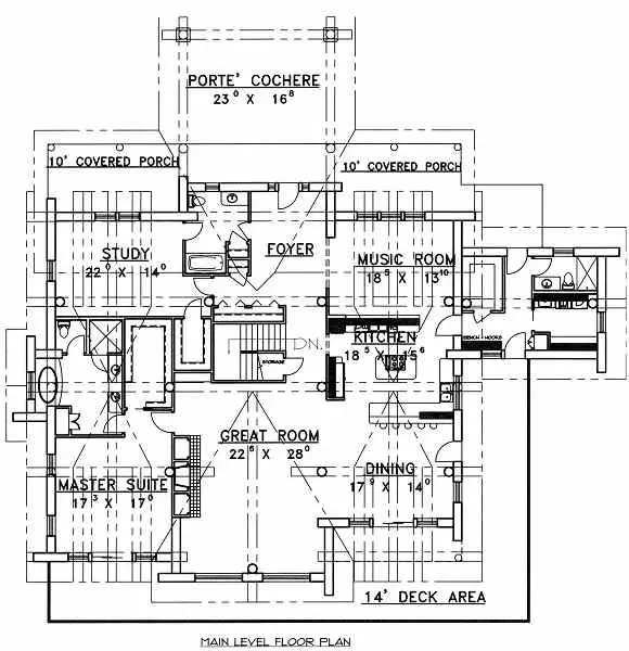main floor house blueprint