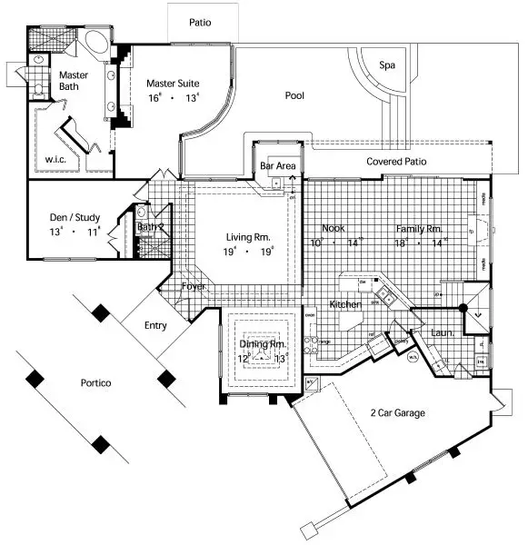 main floor house blueprint