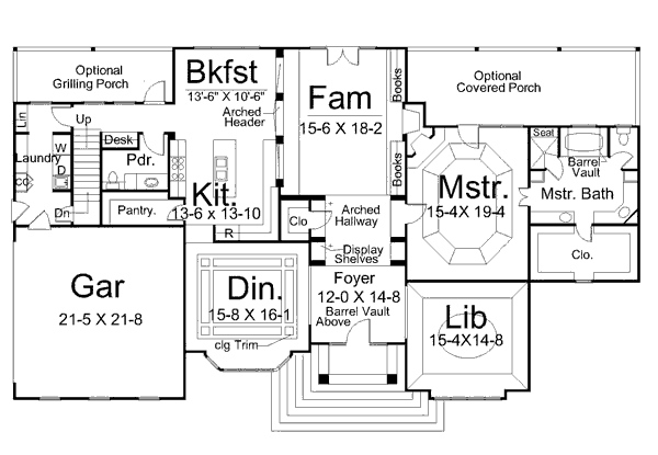 main floor house blueprint