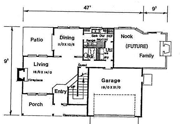 main floor house blueprint