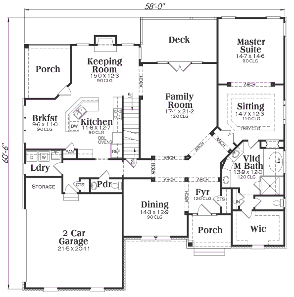 main floor house blueprint