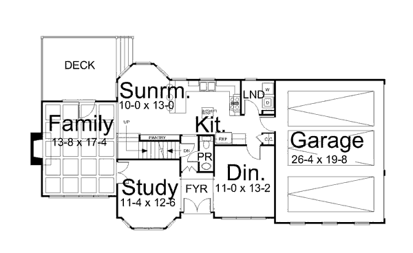 main floor house blueprint