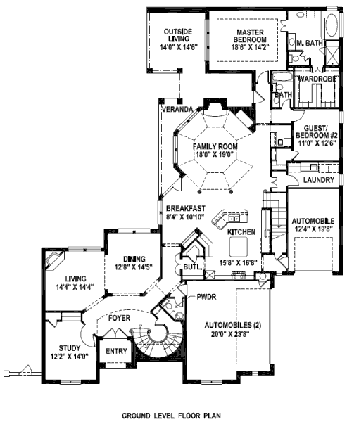 main floor house blueprint