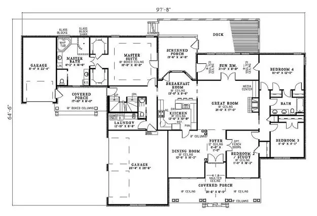 main floor house blueprint