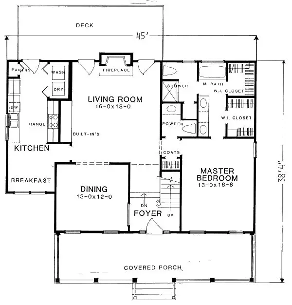 main floor house blueprint