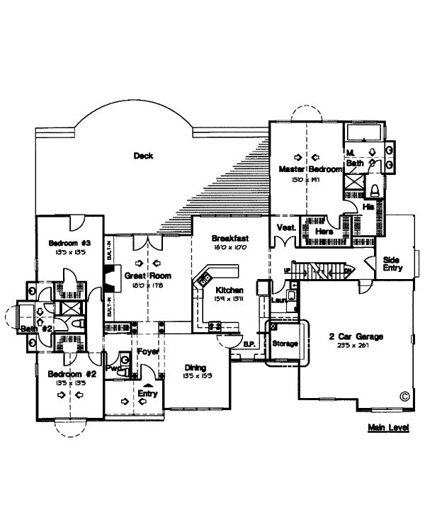 main floor house blueprint