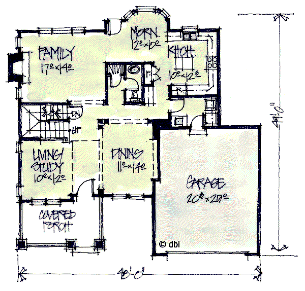 main floor house blueprint