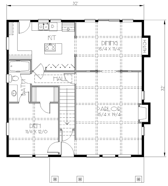 main floor house blueprint