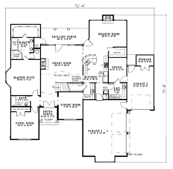 main floor house blueprint