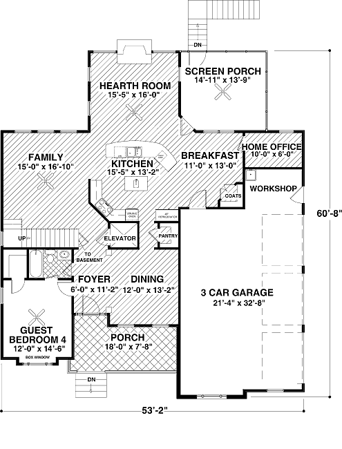 main floor house blueprint