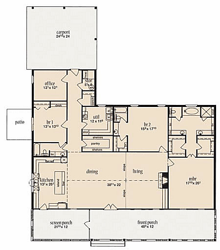 main floor house blueprint