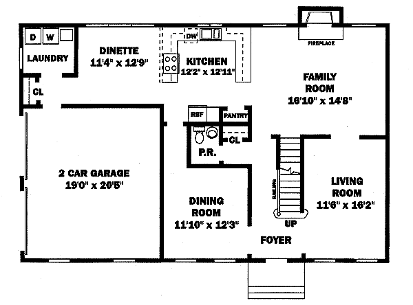 main floor house blueprint