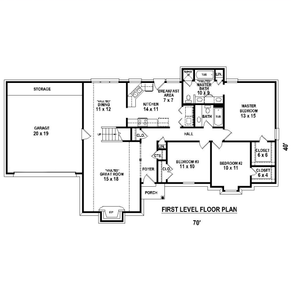 2 story house floor plans. main floor house blueprint