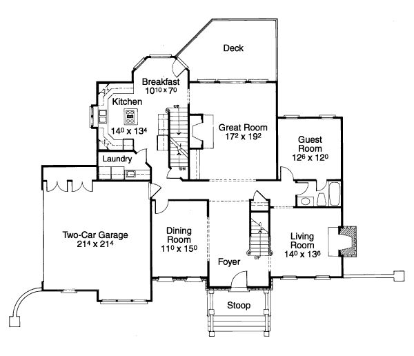 main floor house blueprint