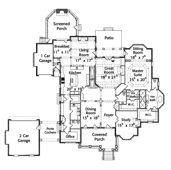 House 32243 Blueprint details, floor plans