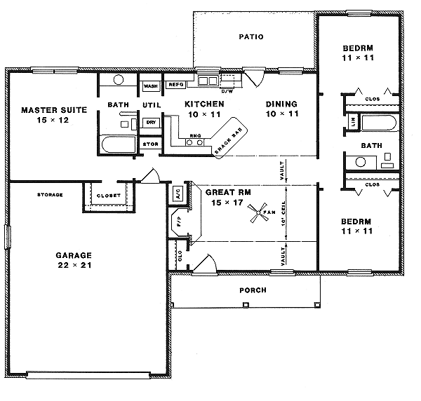 main floor house blueprint