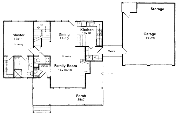 main floor house blueprint