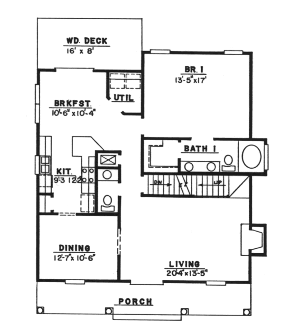 main floor house blueprint