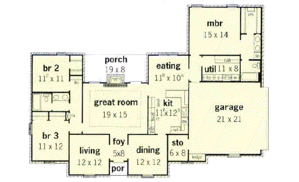 main floor house blueprint
