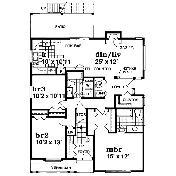 main floor house blueprint