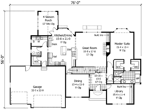 main floor house blueprint